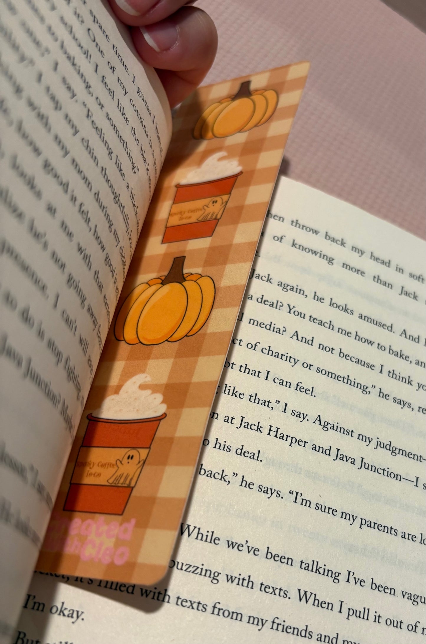 Pumpkin Spice Bookmark