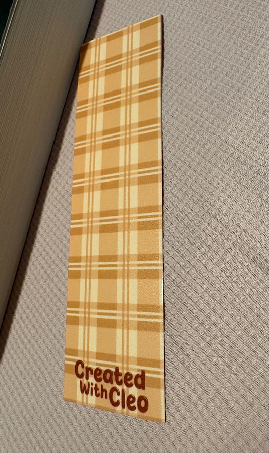 Perfectly Plaid Bookmark