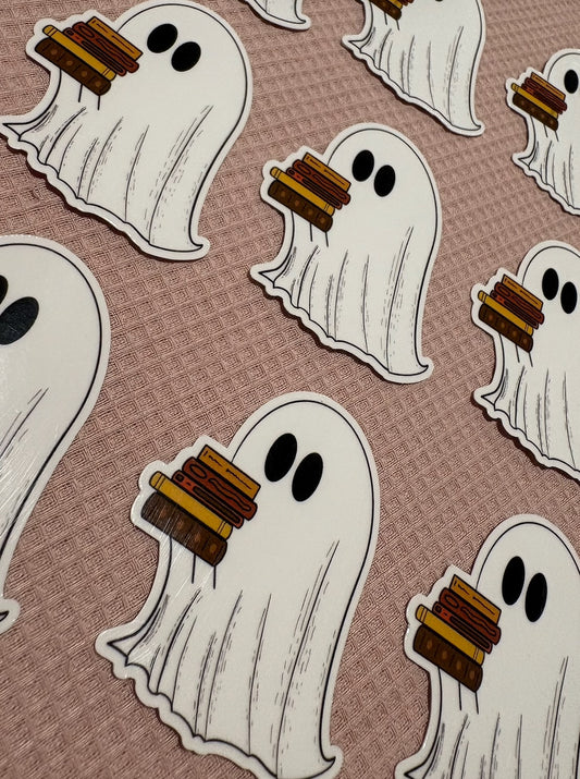 Bookish Ghost Sticker